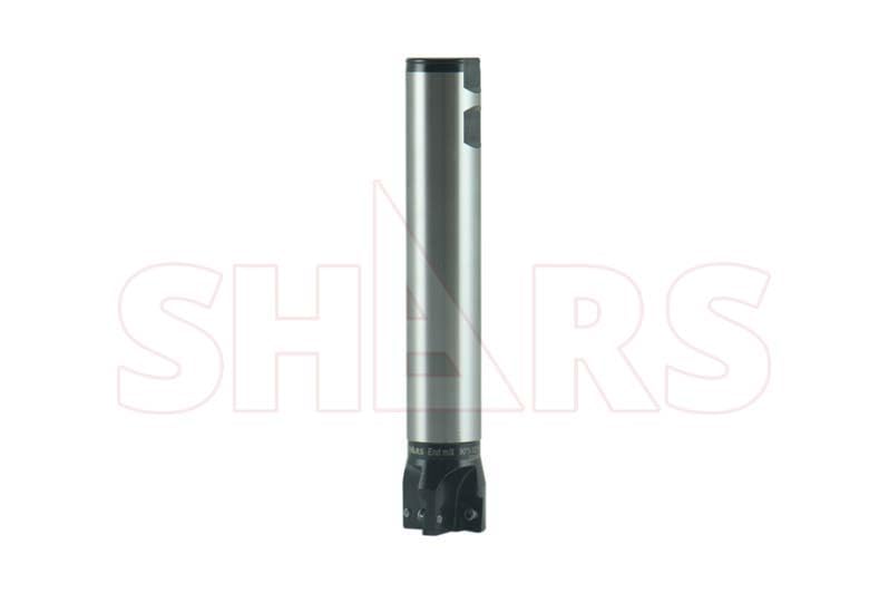Image of Shars 1-1 /2 x 7-7 /8 inch 90 4 Flutes Indexable End Mill with 4 PCS of APKT Insert NEW 404-2867W+404-6541(4) P[