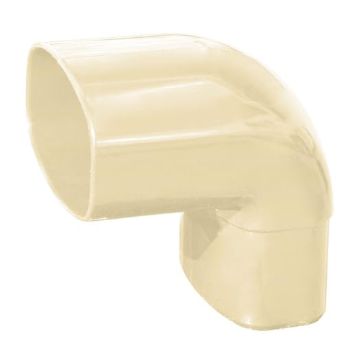 First Plast - Gouttière PVC carrée BEST - Coude PVC 87°30 MF pour tube BEST Ø92x57 - sable - First Plast