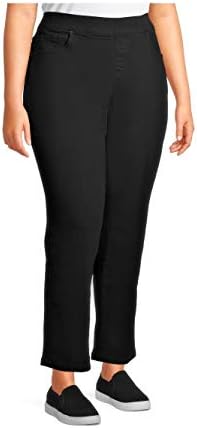 Denim Pull On Straight Leg Jean 