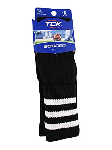 Euro Style 3 Stripe Soccer Socks With Fold Down Top4