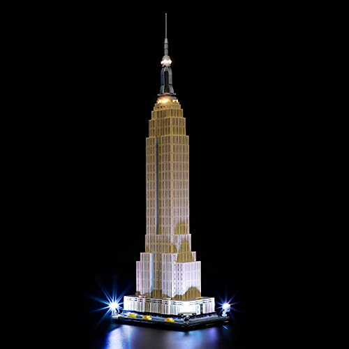 LIGHTAILING Licht-Set Kompatibel MitLego 21046 Architecture Empire State Bausteinen Modell:Fernbedienungsversion… – Bild 3