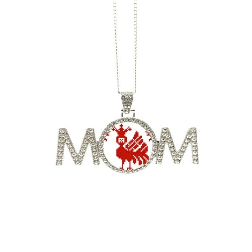 Collier mosaïque rouge d'une finition remarquable pour un présent précieux