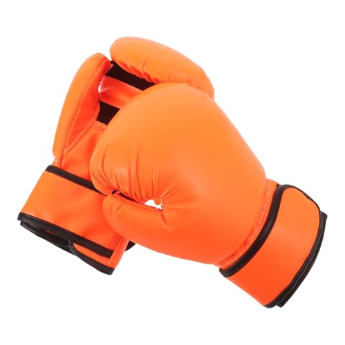 Mitaines de boxe enfant orange pour entraînement au dojo et club