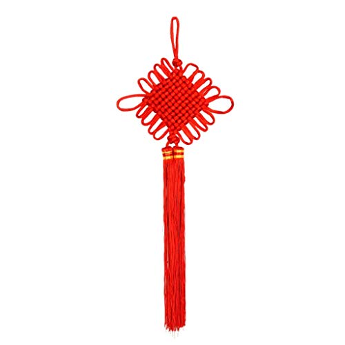 Nudo Chino Tradicional para Decoración de Año Nuevo y Bodas con Borlas