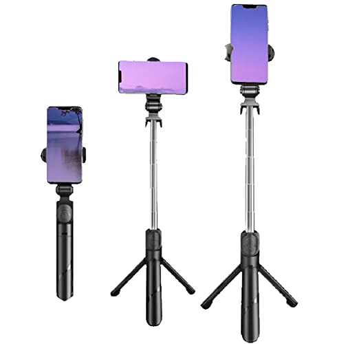 Pau de Selfie Bastão Selfie Controle Remoto Bluetooth Tripé