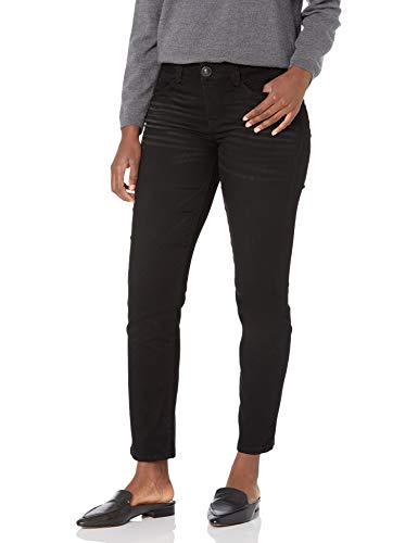 Democracy Women's Ab Solution Straight Leg Jean, Black, 10 #TOP7