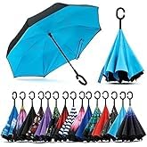 Reverse Inverted Windproof Umbrella - Upside Down Umbrellas with C-Shaped Handle for Women and Men - Double Layer Inside Out Folding Umbrella-image-39