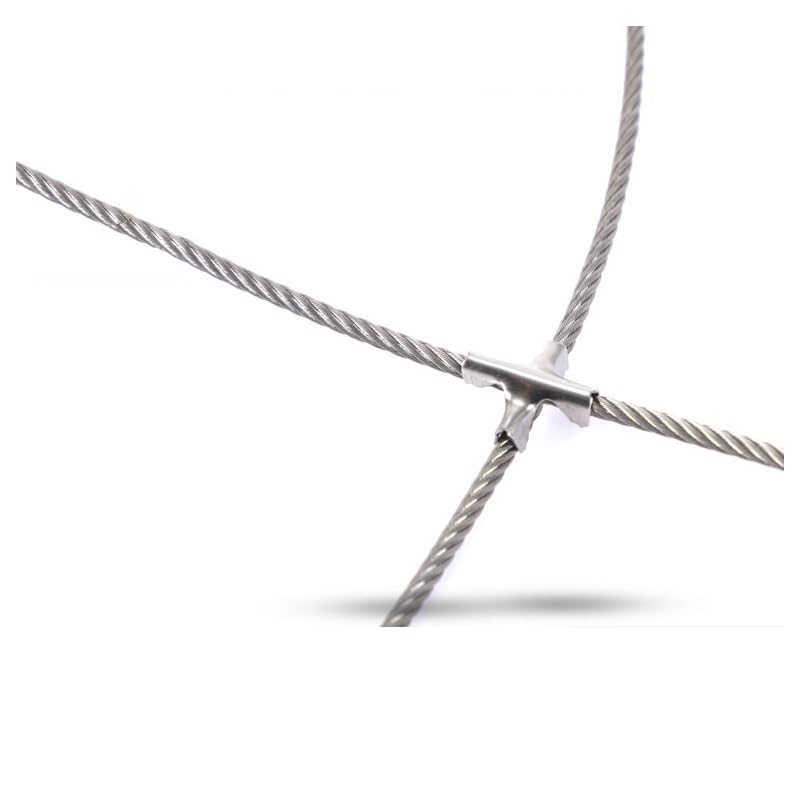 Generico 1000 Pezzi Morsetto in Acciaio Inox 304, Swager Crimper con Clip a Corda Incrociata, Morsetti per Funi Metalliche per Funi Metalliche Cavi Sartiame da 1.5mm-2mm