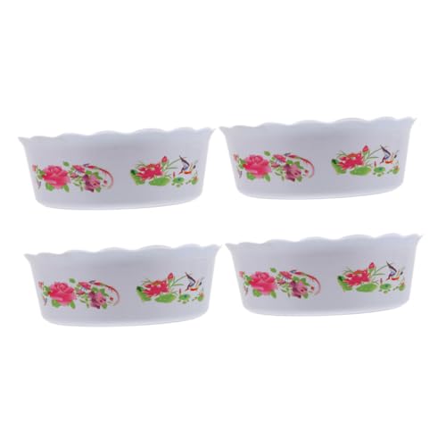 Toddmomy 4pezzi Vaso Da Fiori in Plastica Per Narcisi Fioriera Per Piante Acquatiche Ciotola Contenitore Vaso Per Piantagione Fioriera Da Balcone