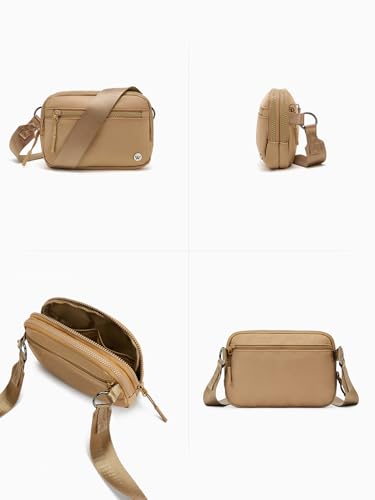 Image of WESTBRONCO Small Crossbody Bags for Women Nylon with Adjustable Strap, Zipper Crossbody Purse, 1L Shoulder Bag for Travel