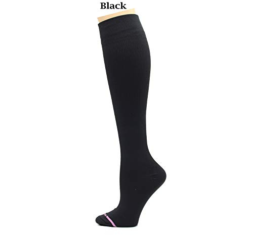 Dr. Motion 3 Pairs Light Summer Bright Fun Graduated Compression Women's Knee-Hi Socks2