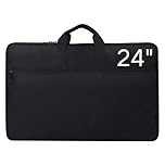 EVICIV 24 Inch Sleeve Case Built-in Soft Lining Padded Zipper, Durable Handle-Waterproof Protective Laptop Bag Compatible with Laptop/Portable Monitor/Notebook/Tablet for 18-24 Inch Accessory Storage