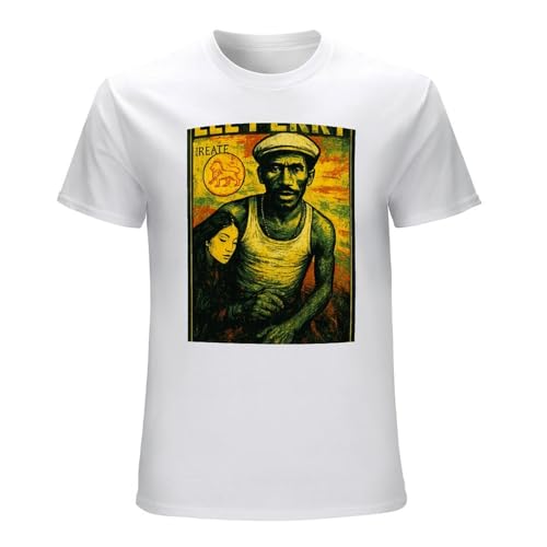 Photo de Lee Scratch Perry Dub Reggae Mens Fashion Casual Basic Short Sleeve T-Shirts Size 3XL