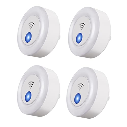 Gsrimgratoe 4 pezzi Anti-zanzare ad Ultrasuoni Anti-Elettronici possono respingere topi, zanzare, scarafaggi, mosche, pipistrelli, ecc. Spina UE