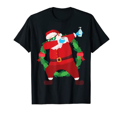 Dabbing Santa Funny Christmas Pijama Para Familia Camiseta