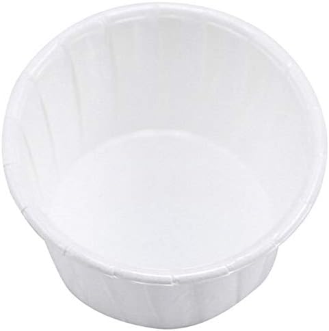 LANOA100Pcs Paper Cup Nose Hair Face Hair Removal Wax Bean Container Cake Paper Tray Paper Bowl Melting Wax Ice Cream Organizer