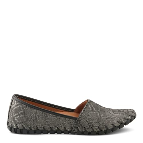 Image of Spring Step Women's KATHALETA-GLO Slip-On Shoes - Premium Leather, Arch Support, Removable Insoles, Made in Turkey Black EU 36 / US 5.5-6
