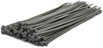 Cableties.co.uk Multi-Use White Cable Ties, 100mm x 2.5mm Premium Clear Nylon Zip Ties, 100pcs Pack, Indoor/Outdoor, Wire Management, Cable Tidy Under Desk, Home, Gardening, Office and DIY