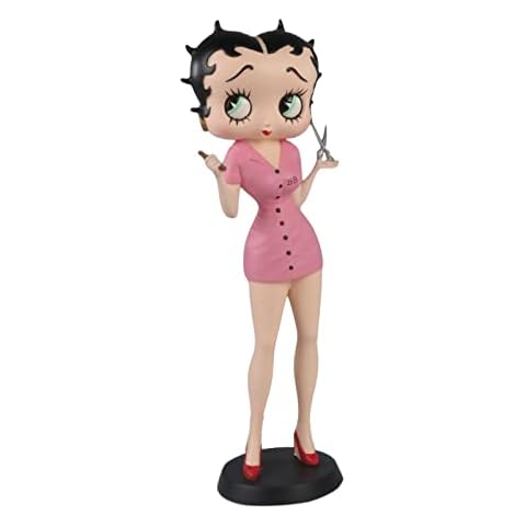 Betty Boop - Hairdresser - Pink Dress - Collectable Figurine - 32cm Cover