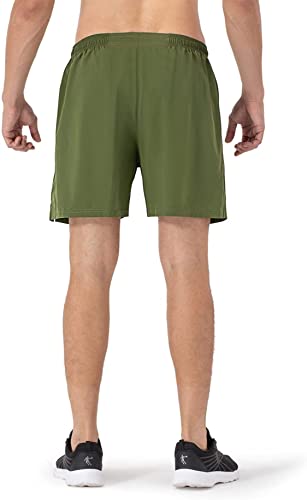 Image of Men's Workout Running Shorts Quick Dry Lightweight Gym Shorts with Zip Pockets S5Shorts