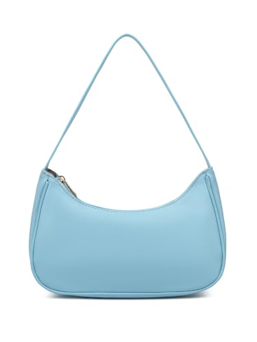 Image of Afashor Shoulder Bags for Women Vegan Leather Hobo Sling Tote Handbag Retro Clutch Purse with Zipper Closure