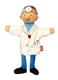 Un doctor como maniquí de mano: perfecto para teatro, como figura de juego para juegos de rol y como muñeca de peluche; la muñeca convence por su diseño amoroso, mano de obra de alta calidad, cara amigable y bordada