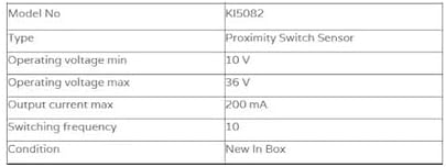 1PC for IFM KI5082 Proximity Switch Sensor