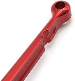 CNC Clutch Brake Levers Compatible with RE 650 Interceptor (INT650) 2023-2024 Super Meteor Shotgun 650 2024, Bear 650 2025 Motorcycle Long Red