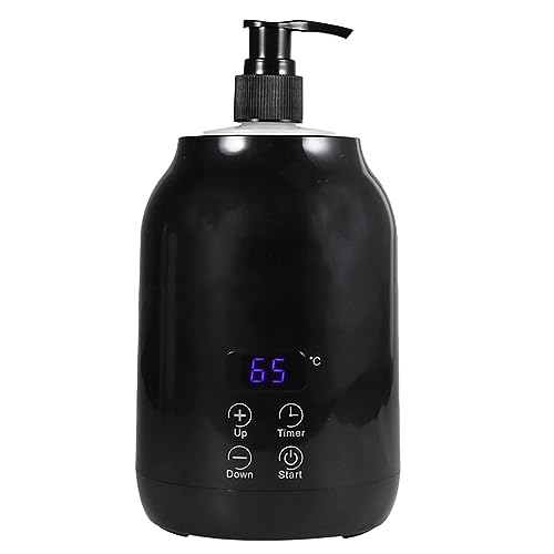 Pomya - Massage Oil Warmer with LED Display Touch Control, 30 to 65℃ Temperature Adjustable, Electric Heater for Fast Heating Body Lotion Lube Gel Cream for Home Beauty SPA Salon