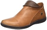 herausnehmbare Innensohle Andrea Conti Damen Boot Sneaker, Cognac/Dunkelbraun, 38 EU