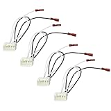 YYTQP 4 PCS Car Door Speaker Wiring Harness, 72-5602 Audio Speaker Wire Cable Compatible with Ford Focus F-150 F-250 EcoSport Mazda 3 CX-5 CX-9 Speakers Adapter Connector Adaptor Plug