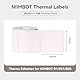 NIIMBOT Etiketten Selbstklebend Kompatible mit NIIMBOT B1/B21/B3S Thermo Etikettendrucker,Thermo Papier für Schule, Zuhause, Büro, Kleine Unternehmen (Rosa-Runden-26 x 26mm)