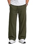 TARAINYA – TARAINYA Baggy Jogginghose Herren Baumwolle mit Zipper Tasch
