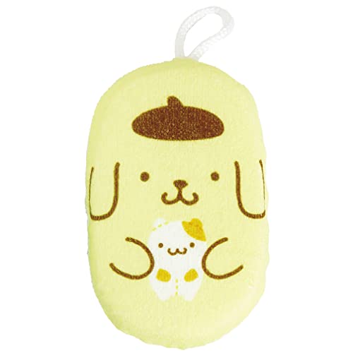 サンリオ ポムポムプリン ボディスポンジ 1点 キャラクター ふわふわ タオル バススポンジ スポンジ