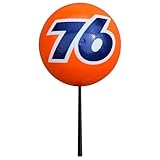 Coolballs Cool 76 Gas Station Car, Truck, SUV Antenna Ball Auto Accessory - Fits Thin Style Antenna