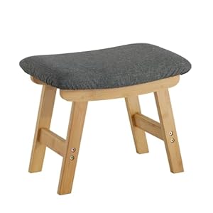 viewcare Foot Stool, Foot Stool Small, Ottoman Foot Rest, Small Foot Stool, Foot Stool Under Desk, Wood Foot Stool for Living Room, Bedroom, and Kitchen