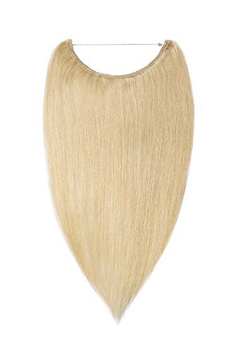 Hidden Invisible Human Hair Extension One Piece Secret Wire 70g 20''/20inch #24 Natural Blonde