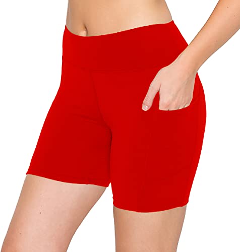 Image of ALWAYS Women's Super Soft Biker Shorts - 3 inch / 5 inch / 8 inch High Waisted Yoga Running Dance Spandex Shorts