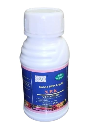 Sahas Agro Products NPK | Immunity & Growth booster for all plants| Organic Manure for home garden (100ML) (B0D9D9ZR72) Amazon Price History, Amazon Price Tracker