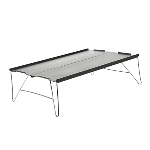 Table de camping pliante stable en aluminium pour résoudre le manque de place
