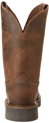 Justin Original Work Boots U.S.A. Men's J-Max 11" Pull-On Boot,Rugged Bay Gaucho,12 2E US