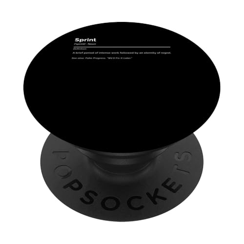 Programmateur d'ordinateur Sprint Funny Definition PopSockets PopGrip Adhésif