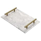 Ochwertiges Material:Das Serviertablett besteht aus 100% hochwertigem Marmor,wegen des gut Material.so ist es sehr solid.Es kann lange Zeit wiederverwendet werden. Einfach zu reinigen,Wischen Sie es einfach mit einem sauberen feuchten Tuch oder Wasser ab,um seinen Glanz wiederherzustellen