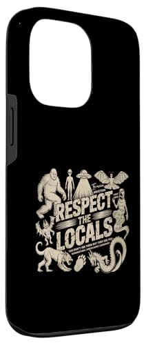 Respectez Le Folklore Local des cryptides (Funny Bigfoot Alien) Coque pour iPhone 13 Pro – vue 3