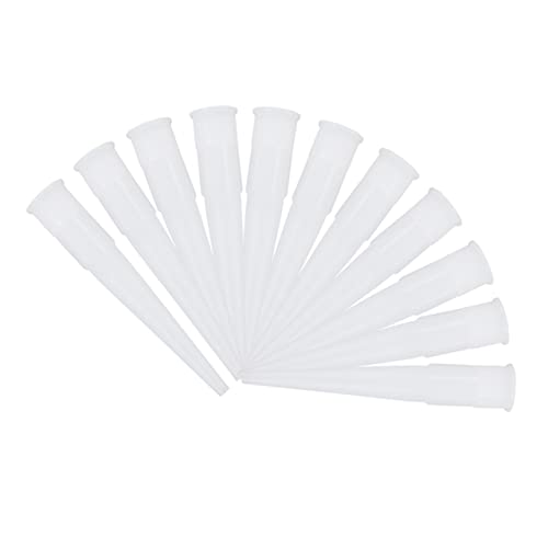 ARTIBETTER 30pcs Glass Glue Tips Silicone Tube Nozzles Caulk Glue Nozzles Set Simple Design Easy to Connect Craftsmanship for Home Repair Diy