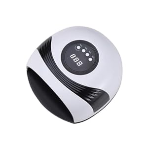 158W Nail Phototherapy Lamp with LCD Display Screen Nail Therapy Machine Quick Drying Nail Baking Lamp (D Unified Size)