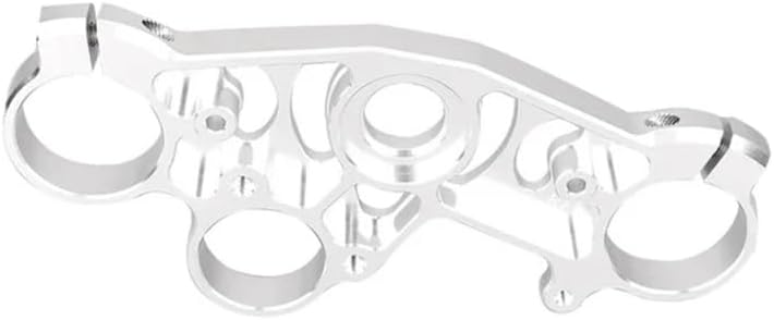 Motorcycle Fit For YZF R1 2004 2005 2006 / YZF-R1 04 05 06 Lowering Triple Tree Front End Upper Clamp(Silver)