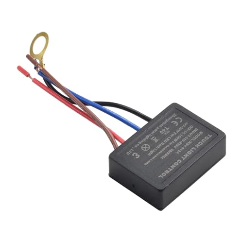 Interrupteur lampe tactile 220V avec variateur de lumière LED et capteur pour luminaire