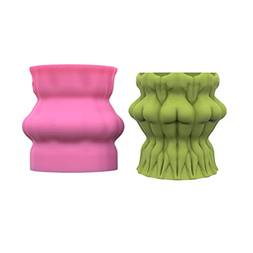 RUMUI Moldes de silicona de resina epoxi, para plantas suculentas, para plantas suculentas, decoración hecha a mano Cover