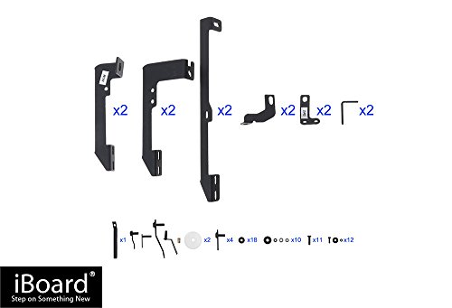 Estribos Running Board 5" Negro Compatible Ford Edge 07-14 miniatura 7